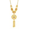 N-8129 Golden Tassel Women Necklace Pendant Charms Bohemian Ethnic Necklace