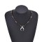 N-8138 Bohemian Ethnic Women Necklace Moon Pendant Charms Necklace