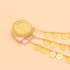 N-8140 3 Layers Women Shoulder Chains Coins Pendant Statement Body Jewelry