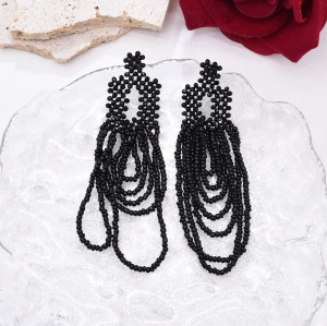 E-6610 New Bohemian Style Beaded Earrings for Women's Summer Travel Party Birthday Jewelry