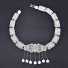 N-8142 Fashion Ethnic Silver Alloy Crystal Belly Chains For Women Party Gift Accessories