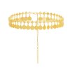 N-8143 Coin Tassel Women Body Jewelry Golden Bohemian Ethnic Belly Waist Chains