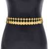N-8143 Coin Tassel Women Body Jewelry Golden Bohemian Ethnic Belly Waist Chains