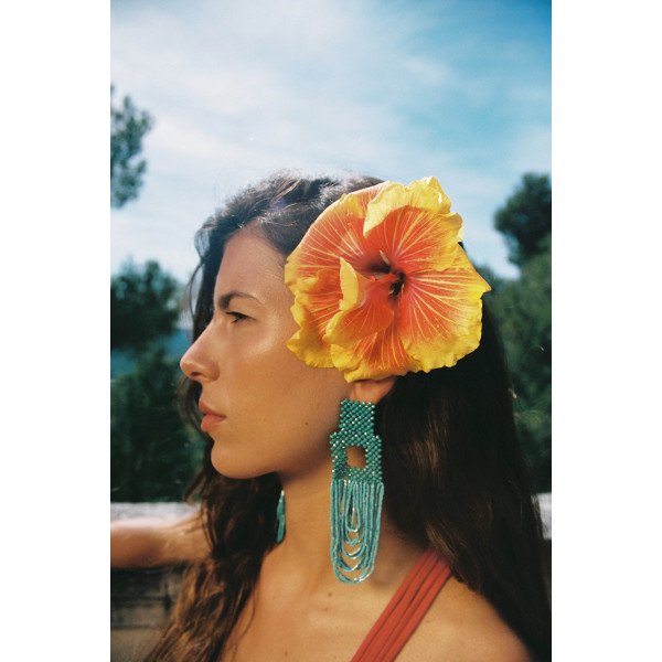 E-6610 New Bohemian Style Beaded Earrings for Women's Summer Travel Party Birthday Jewelry