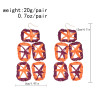 E-6612 Hand Woven Raffia Tassel Pendant Women Earrings Bohemian Ethnic Rhinestones Statement Drop Earrings