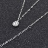 N-8153 Fashion Silver Crystal Chains Women's Body Jewelry Sexy Waist Chain