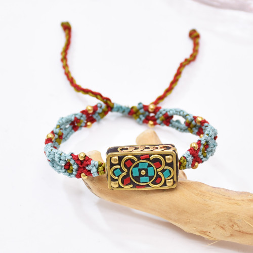 B-1272 Handmade Vintage Bracelets for Women Men Adjustable Party Jewelry Gift