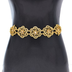 N-8157 Fashion Gold Hollow Out Flower Belly Chains for Women