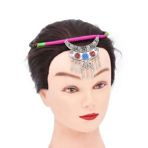 N-8163 Pendant Women Headband Ethnic Vintage Tassel Hair Jewelry