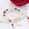 N-8164 Fashionable Classic Luxury Elegant Pearl Pendant Metal Necklace Women's Party Wedding Jewelry