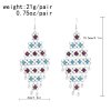 E-6620 Vintage Women Drop Earrings Ethnic Gypsy Exaggerated Earrings