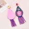 E-6622 Bead Women Drop Earrings Tassel Bohemian Ethnic Earrings