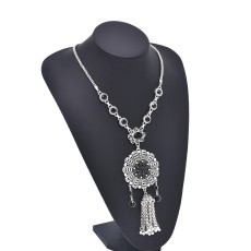 N-8169 Bohemian Style Diamond Metal Necklace Earring Set for Women's Party Jewelry Gifts