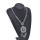 N-8170 Bohemian Turquoise Tassel Necklace Earring Set for Women Girls Party Jewelry
