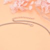 F-1106 Fashion Silver Long Chain Tassel Pearl Beads Butterfly Head Chain Hairband