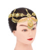 F-1107 Bohemian Style Golden Tassel pendant Hair Accessories Gypsy Women's Party Jewelry Gifts
