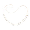 N-8152 Rhinestones Pendant Women Body Jewelry Punk Party Sexy Belly Chains