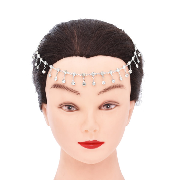 F-1109 Minimalist Style Rhinestone Pendant Ladies Punk Party Sweet Hair Accessories