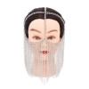N-8178 Cosplay Make Up Belly Dancer Mask Sexy Halloween Black Ornaments Head Scarf