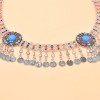 N-8176 Colorful Rhinestone Gypsy Ethnic Waist Chain Body Jewelry