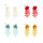 E-6625 Bohemian Style Bright Exaggerated Lace Pearl Flower Earrings Women's Party Jewelry Gifts