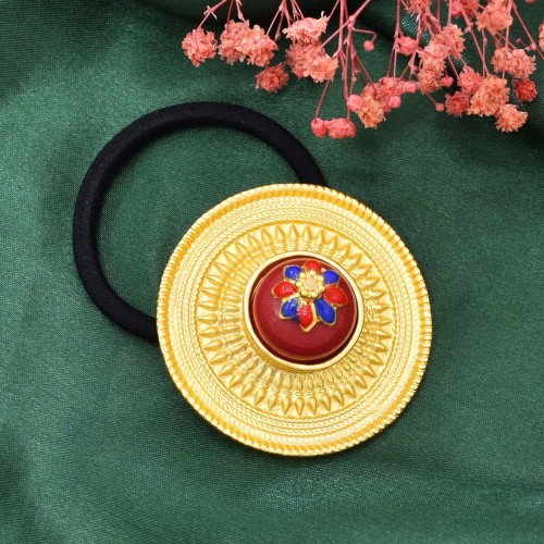 F-1112 Tibetan Style Acrylic Beads Exquisite Charm Hair Accessories Headwear Women's Party Jewelry Gifts