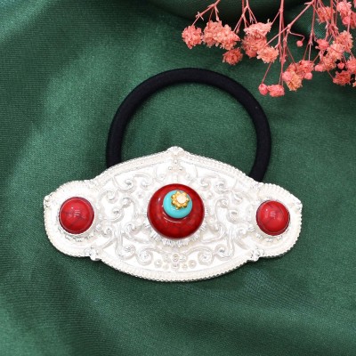 F-1112 Tibetan Style Acrylic Beads Exquisite Charm Hair Accessories Headwear Women's Party Jewelry Gifts