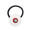 F-1111 Golden Silver Color Round Tibetan Ethnic Hair Rope Accessories