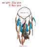 F-1114 Bohemian Style Feather Headband Hair Ornament Beads Feather Headdress Handmade Jewelry Headdress Accessories