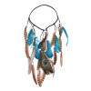 F-1114 Bohemian Style Feather Headband Hair Ornament Beads Feather Headdress Handmade Jewelry Headdress Accessories