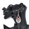 E-6580  Bohemian Turquoise Beads Tassel Lady Pendant Earrings Suitable for Ladies' Party Jewelry Gifts