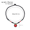 N-8181 Handmade Rope Woven Turquoise Pendant Necklace Bohemian Traditional Clothing Choker Jewelry