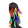 F-1115 Bohemian Style Colorful Feather Headband Hair Ornament Beads Feather Headdress Handmade Jewelry Headdress Accessories