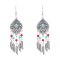 E-6633 Alloy Leaves Women Drop Earrings Vintage Bohemian Ethnic Statement Earrings