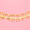 F-1116 Bohemian Style Golden Tassel pendant Hair Accessories Gypsy Women's Party Jewelry Gifts