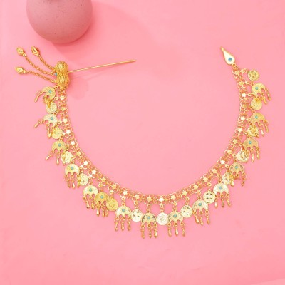 F-1116 Bohemian Style Golden Tassel pendant Hair Accessories Gypsy Women's Party Jewelry Gifts