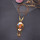 N-8187 Retro Bohemian Ethnic Style Rice Pearl Shell Ceramic Pendant Tassel Necklace Women's Party Tourism Jewelry