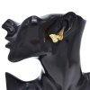 N-8189 Butterfly Women Jewelry Sets Golden Charms Weddings 3 PC Jewelry Sets