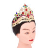 F-1117 Exquisite Bridal Colorful Crystal Tiaras Crown Women Headband Wedding Hair Accessories