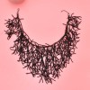 N-7618 Fashion European Red Black White Acrylic Rice Bead Necklace For Women Party Jewelry Gifts