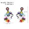 E-6637 Handmade Women Beads Earrings Colorful Statement Drop Earrings