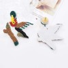 E-6636 Novel Bird Spreads Wings Flying Rice Beads Earrings Cute Girls' Ear Jewelry