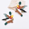 E-6636 Novel Bird Spreads Wings Flying Rice Beads Earrings Cute Girls' Ear Jewelry
