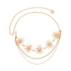 N-8194 Vintage Women Body Chains Moon Tassel Bohemian Ethnic Waist Chains