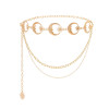 N-8194 Vintage Women Body Chains Moon Tassel Bohemian Ethnic Waist Chains
