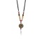N-8196 Vintage Tibetan Ethnic Vintage Pinestone Pendant Necklace Sweater Chain