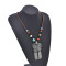 N-8197 Bohemian Ethnic Style Hollowed Out Butterfly Pendant Necklace Adjustable Gypsy Women's Party Gift