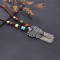 N-8197 Bohemian Ethnic Style Hollowed Out Butterfly Pendant Necklace Adjustable Gypsy Women's Party Gift