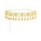 N-8200 Fashion Gold Coins Tassel Waistchain Body Jewelry Hollow Drop Crystal Belts