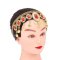 F-1118 Fasion Gold Alloy Red Crystal Coin Tassel Hair Accessories for Women